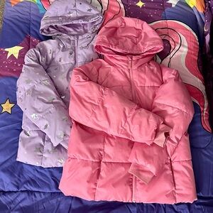 Swiss Tech Pink and Starry Purple Kids Puffers
